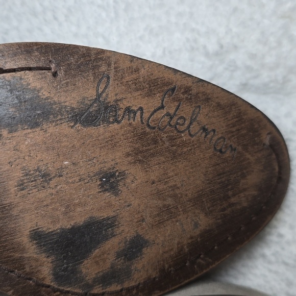 Sam Edelman Louie Tanish Gray Fringe Ankle Bootie 9 Western Cowgirl - Picture 13 of 13